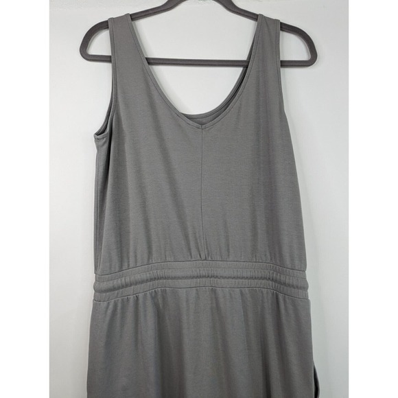 Haven Well Within Gray Sleeveless Drop Waist Drawstring Casual Dress - Picture 8 of 13